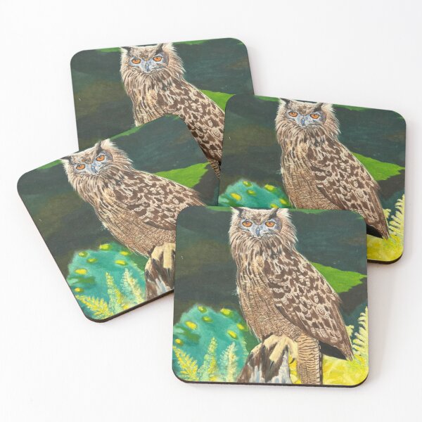 Item preview, Frosted Acronym Brand Wing Owl designed and sold by Joananature.
