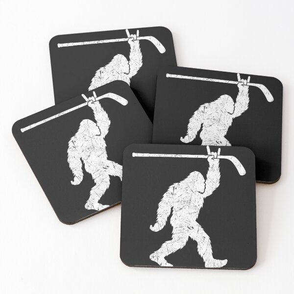 Item preview, Bigfoot Hockey Player Rock On Fan designed and sold by BrockmeyeSB.