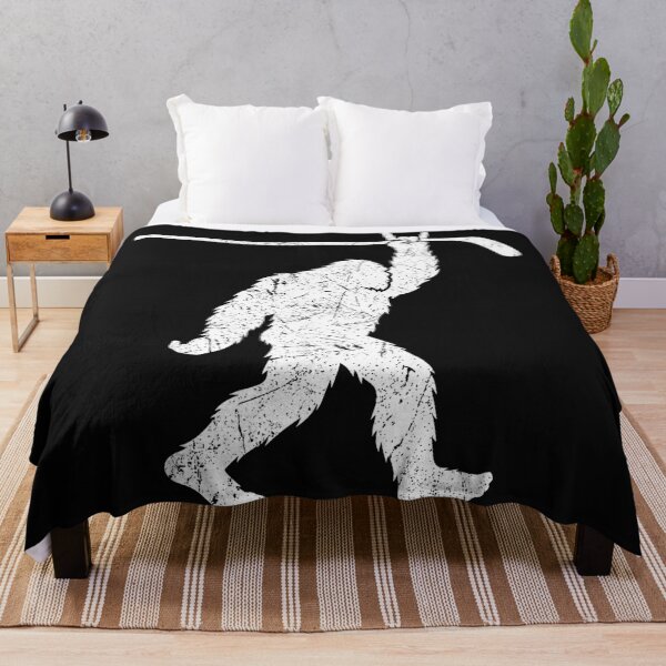 Item preview, Bigfoot Hockey Player Rock On Fan designed and sold by BrockmeyeSB.