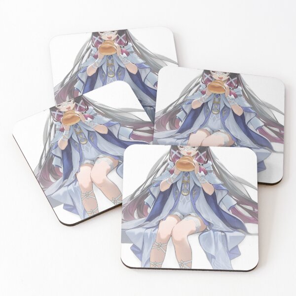 Item preview, Columbina Eating Bread Genshin Impact designed and sold by KomiArts.