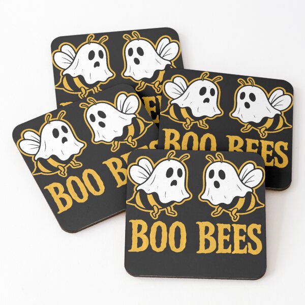 Item preview, Boo Bees Halloween Pun Spooky Ghost Bee Design designed and sold by BrockmeyeSB.