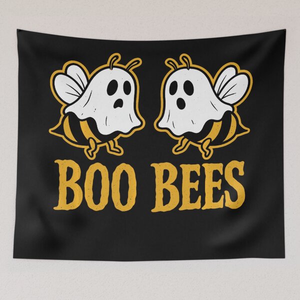 Item preview, Boo Bees Halloween Pun Spooky Ghost Bee Design designed and sold by BrockmeyeSB.