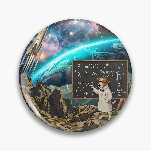 Item preview, Jack Russell Rocket Scientist designed and sold by PictoVibe.