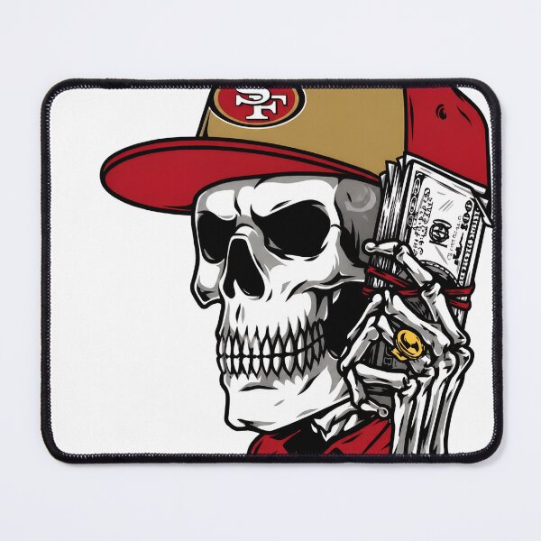 Item preview, Skeleton with Cash and 49ers Hat designed and sold by Triskelion-shop.