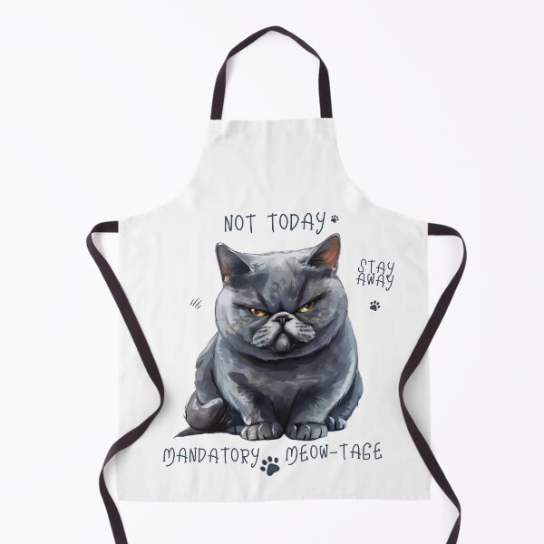 Item preview, Grumpy Grey British Shorthair Cat Funny Attitude designed and sold by Sitred123.