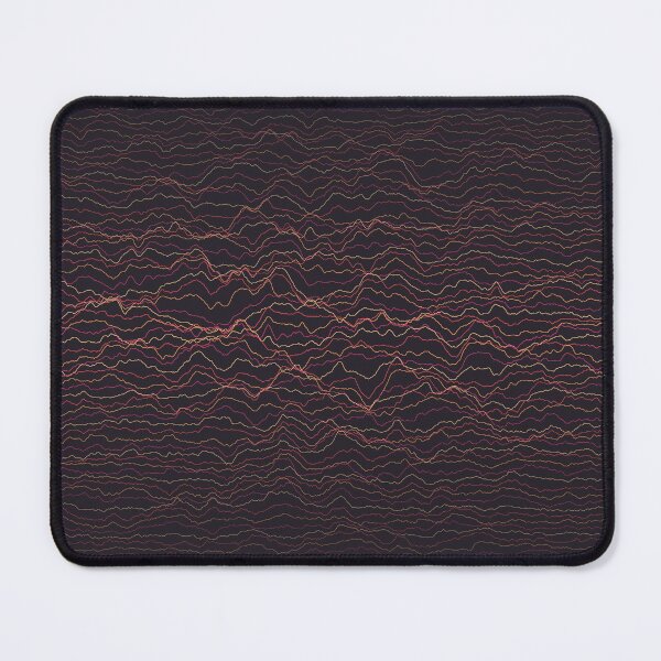 Item preview, Abstract Soundwave Line Art Print, Coral Wall Art designed and sold by DriftlineVisual.