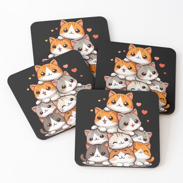 Item preview, Cute Cat Stack Feline Pet Lover Kittens designed and sold by BrockmeyeSB.