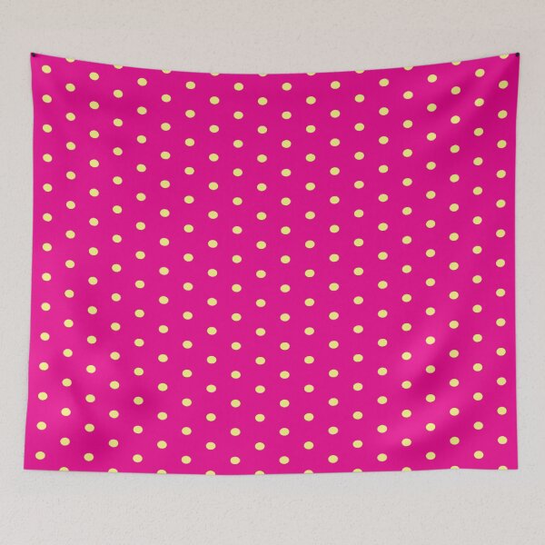Item preview, Yellow on Pink Polka Dots designed and sold by DanielleGensler.