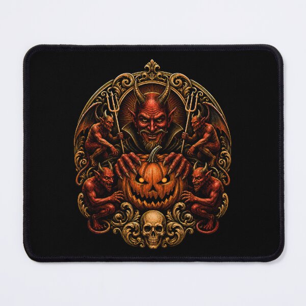 Item preview, Devil’s Halloween Jack O Lantern Inferno designed and sold by Victor Shadehorn.