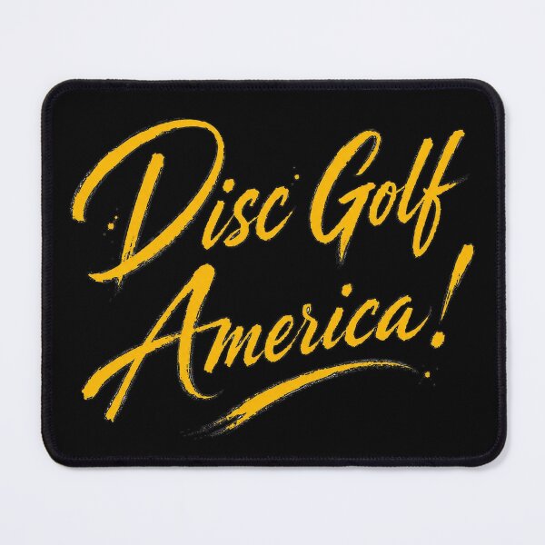 Item preview, Disc Golf America\! Bold Gold Brush Script designed and sold by The-Drip-Studio.
