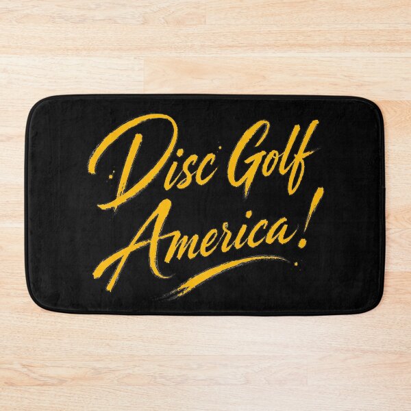 Item preview, Disc Golf America\! Bold Gold Brush Script designed and sold by The-Drip-Studio.