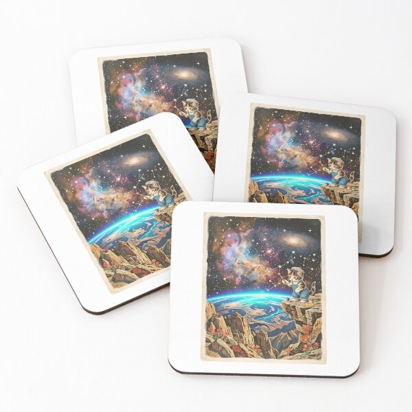 Item preview, Calico Kitten Painting Constellations designed and sold by PictoVibe.