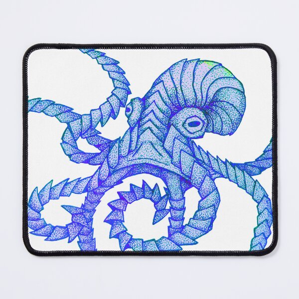 Item preview, octopus (blue) designed and sold by Nocmidl4.
