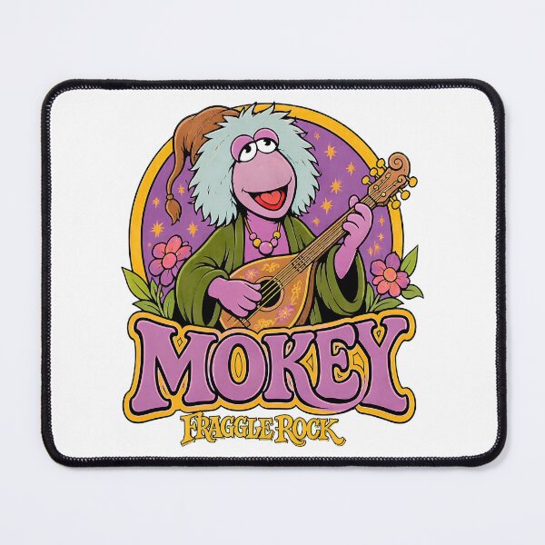 Item preview, Mokey Fraggle Rock Vintage Flowers Retro 80s TV Show designed and sold by ZubairNalban.