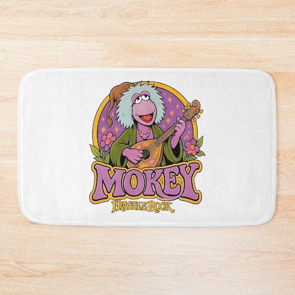 Item preview, Mokey Fraggle Rock Vintage Flowers Retro 80s TV Show designed and sold by ZubairNalban.