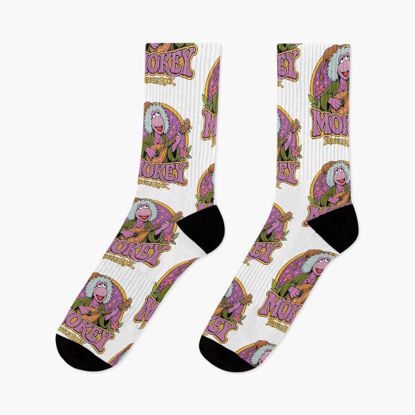 Item preview, Mokey Fraggle Rock Vintage Flowers Retro 80s TV Show designed and sold by ZubairNalban.
