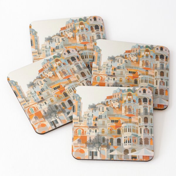 Item preview, Sunlit Hillside by the Sea designed and sold by NeoNebulaArt.