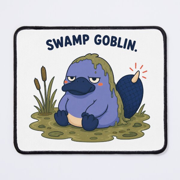 Item preview, Swamp Goblin Platypus designed and sold by OddFellasClub.