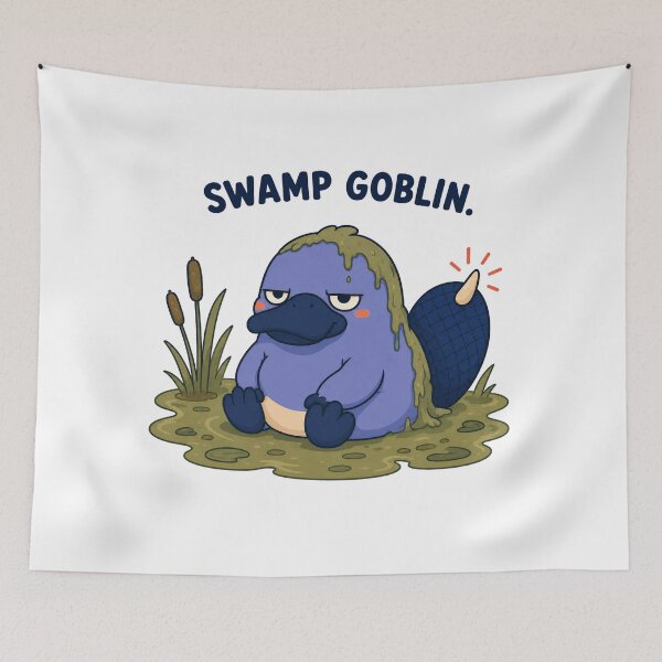 Item preview, Swamp Goblin Platypus designed and sold by OddFellasClub.