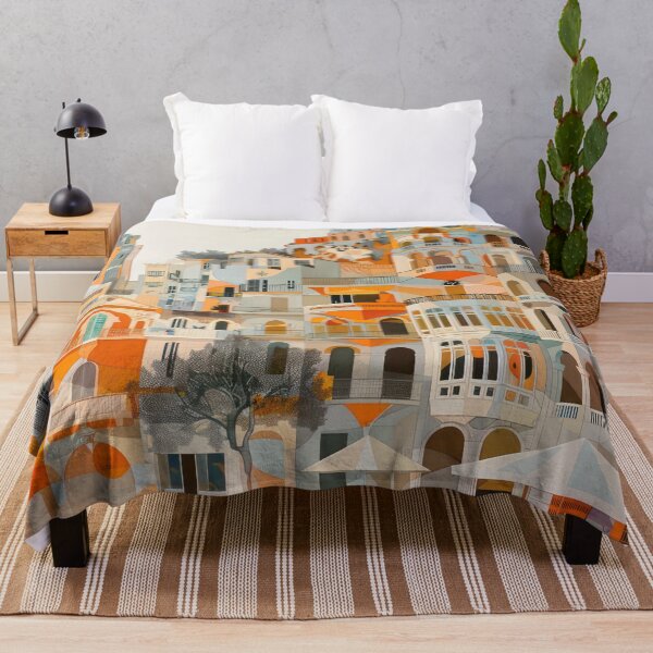 Item preview, Sunlit Hillside by the Sea designed and sold by NeoNebulaArt.