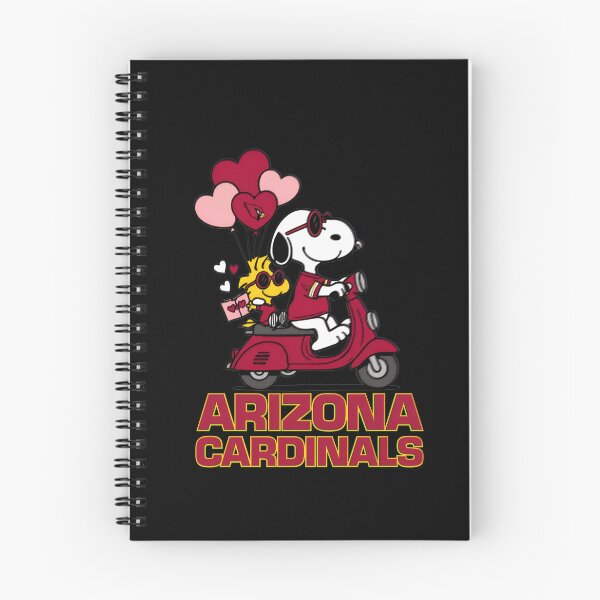 Item preview, Snoopy Woodstock Arizona Cardinals Scooter Hearts designed and sold by StreetMood-Flux.