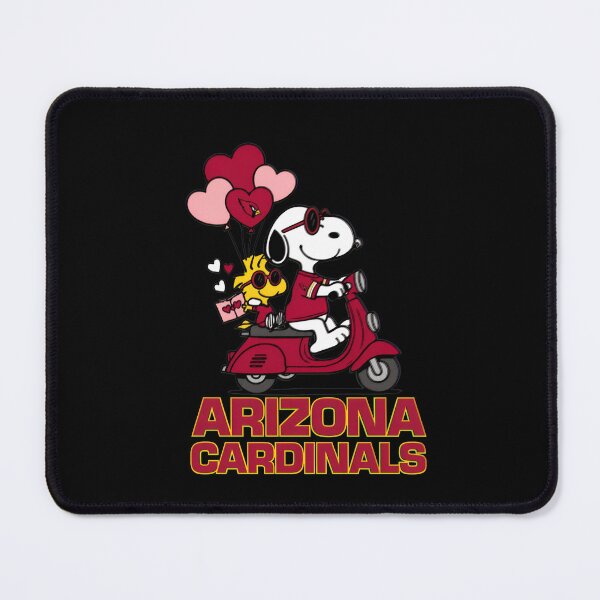 Item preview, Snoopy Woodstock Arizona Cardinals Scooter Hearts designed and sold by StreetMood-Flux.