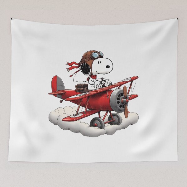 Item preview, Vintage Aviator Dog Flying Red Biplane Adventure designed and sold by Christine33501.