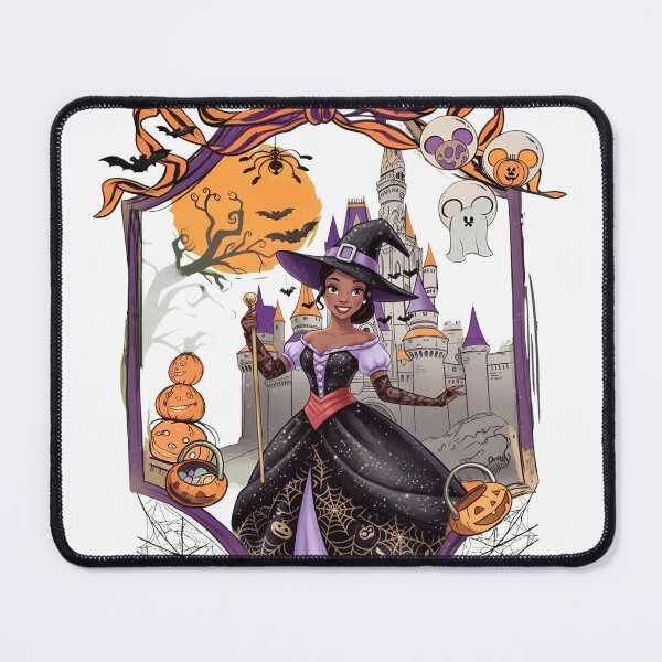 Item preview, Whimsical Halloween Witch Princess Enchanted Castle Moonlight Scene designed and sold by ZacharyWh41164.