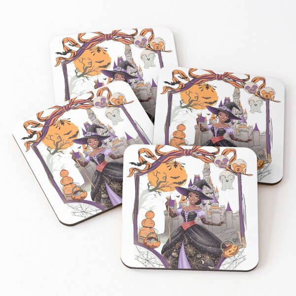 Item preview, Whimsical Halloween Witch Princess Enchanted Castle Moonlight Scene designed and sold by ZacharyWh41164.