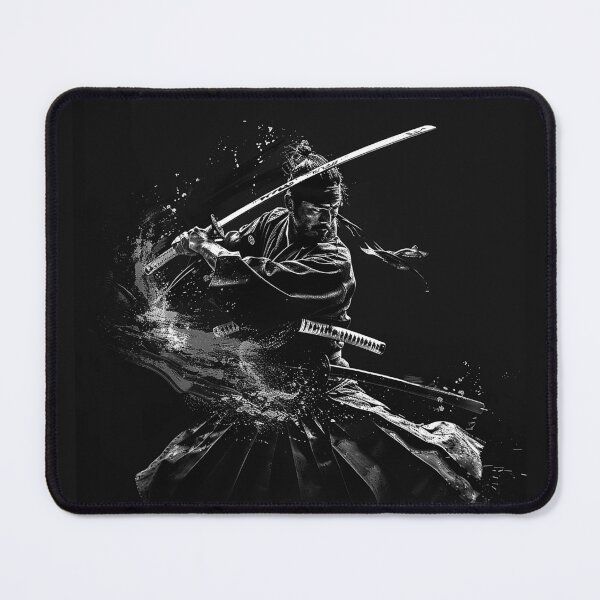 Item preview, Samurai Katana Strike Dark Japanese Warrior Action Art Design designed and sold by inkoutninja.