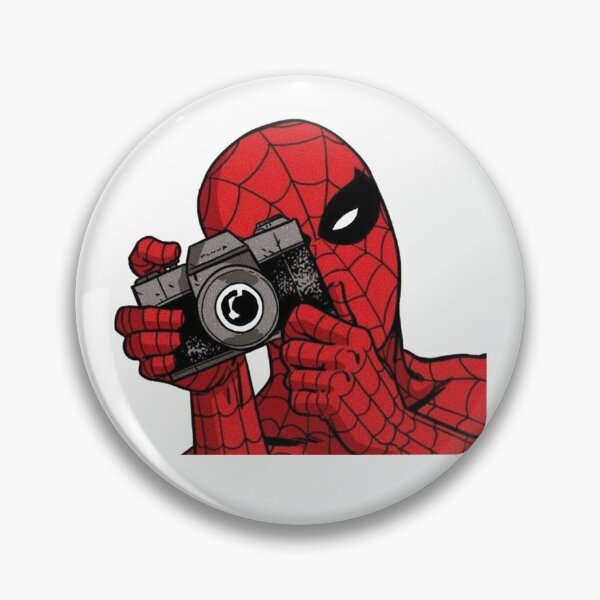 Item preview, Masked Web Hero Photographer Retro Comic Camera Street Art designed and sold by BeatriceJFling.