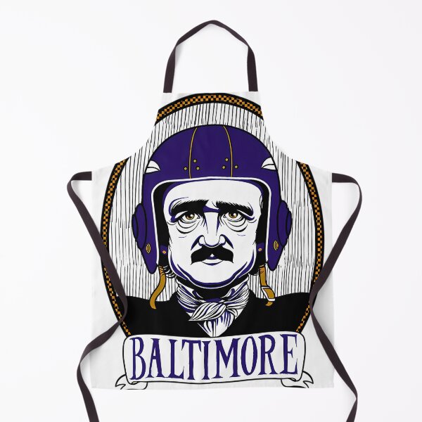 Item preview, Baltimore Ravin Edgar Allan Poe Ravens Baltimore Football designed and sold by makefuture.