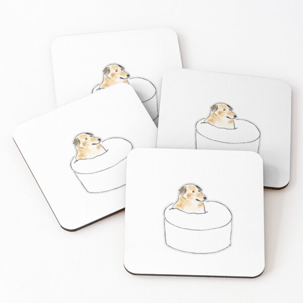 Item preview, Dog Relaxing in Tub Sketch Edition designed and sold by raun.draw.