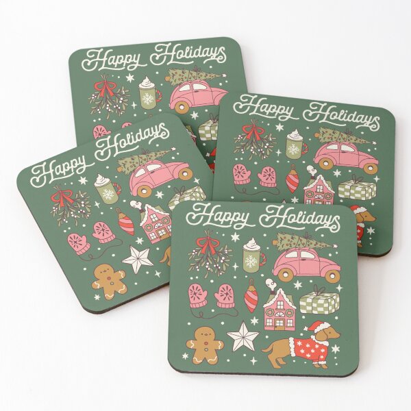 Item preview, Happy Holiday vibes designed and sold by twindragonthreads.