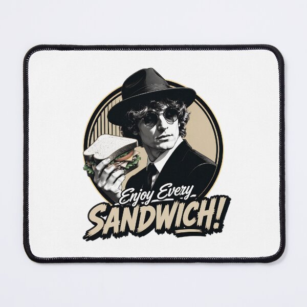 Item preview, Warren Zevon Enjoy Every Sandwich Vintage Man Quote Art designed and sold by ZubairNalban.