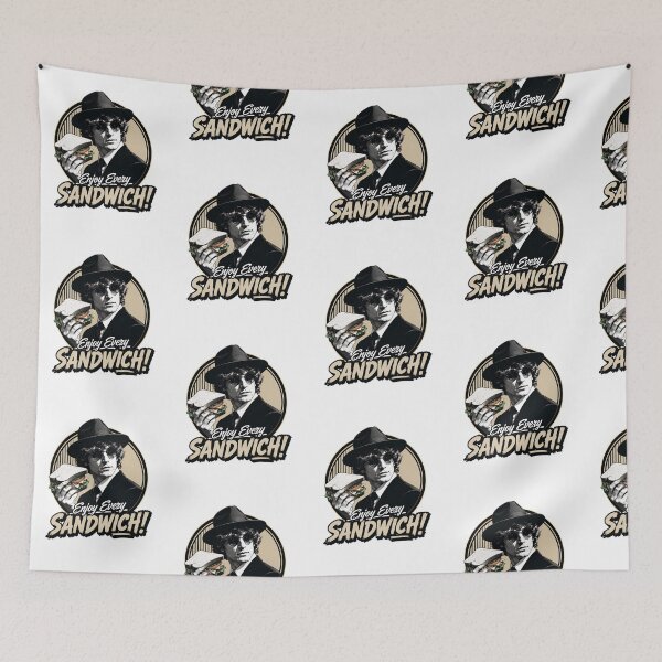 Item preview, Warren Zevon Enjoy Every Sandwich Vintage Man Quote Art designed and sold by ZubairNalban.