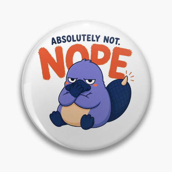 Item preview, Absolutely Not Platypus designed and sold by OddFellasClub.