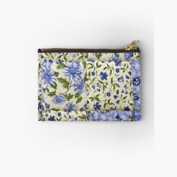 Item preview, Colorful Blue and White Vintage Cosy Quilt designed and sold by AnimaliaStar.