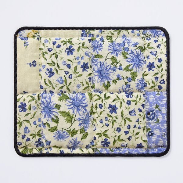Item preview, Colorful Blue and White Vintage Cosy Quilt designed and sold by AnimaliaStar.