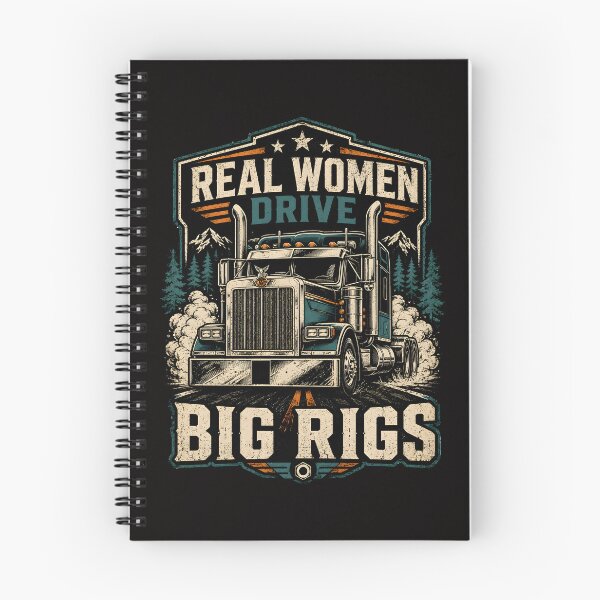 Item preview, Real Women Drive Big Rigs Trucker Pride designed and sold by Victor Shadehorn.