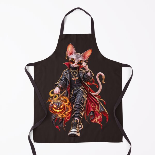 Item preview, Badass Sphynx Cat Vampire Halloween Urban Costume Art designed and sold by CSterling11.