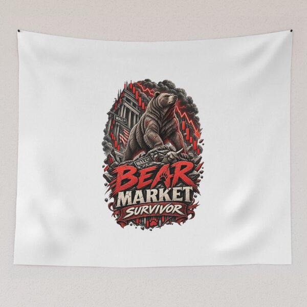 Item preview, Bear Market Survivor Trading Motivation designed and sold by NovaMoodCo.