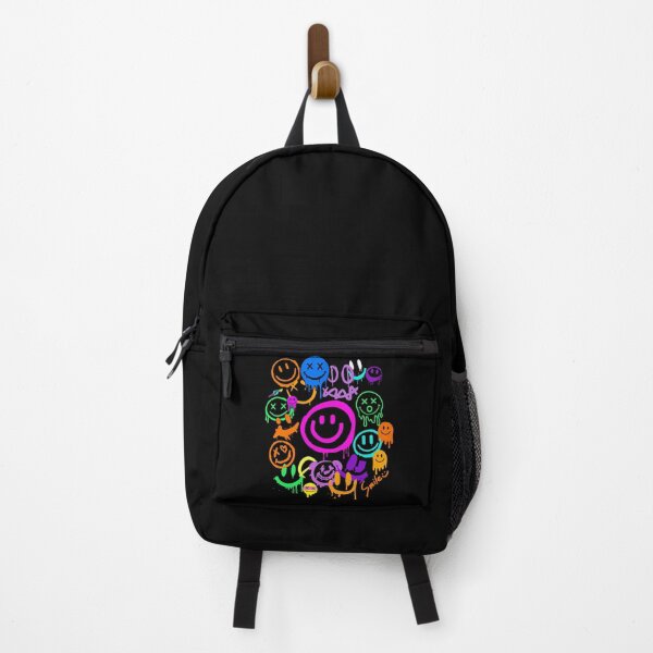 Item preview, Neon Melting Smiley Faces Grunge Y2K Dripping Street Art designed and sold by Vermanartist.