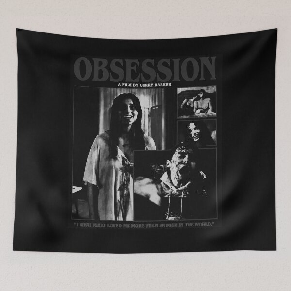 Aperçu de l'œuvre Obsession - T-shirts de films Inde Navarrette Rétro créée et vendue par Dibarassi.