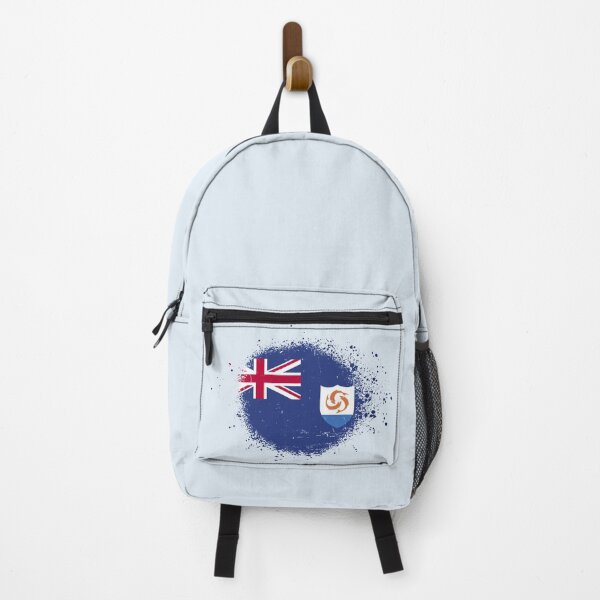 Item preview, Anguilla Flag Spray Paint Splatter Style designed and sold by DelfDesign.