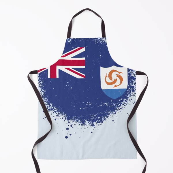 Item preview, Anguilla Flag Spray Paint Splatter Style designed and sold by DelfDesign.