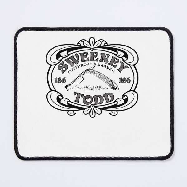 Item preview, Barber Shop Straight Razor Crest Label designed and sold by KingdomOfDesign.
