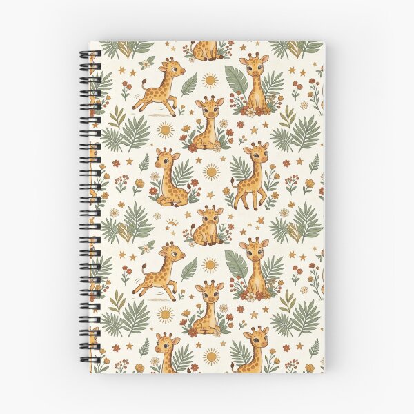 Item preview, Whimsical Giraffe Pattern – Playful Safari Animals designed and sold by Ink Matrix.