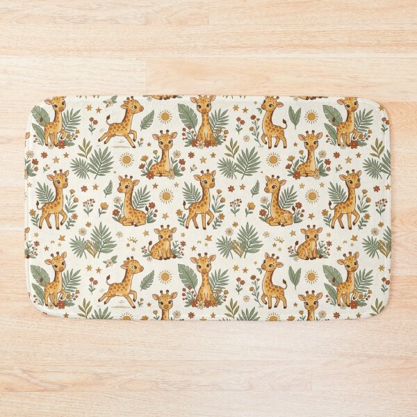 Item preview, Whimsical Giraffe Pattern – Playful Safari Animals designed and sold by Ink Matrix.