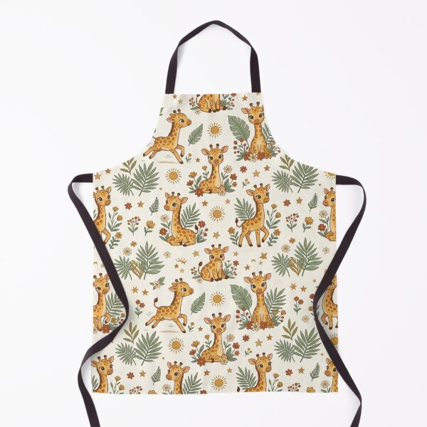 Item preview, Whimsical Giraffe Pattern – Playful Safari Animals designed and sold by Ink Matrix.